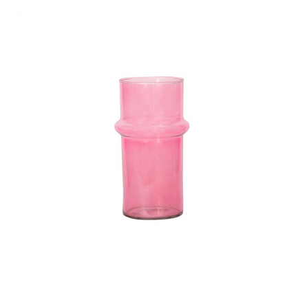 Pink - Vaso in vetro rosa