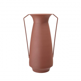 Rikkegro - Vaso rosso marrone in metallo Rikkegro - Vaso rosso marrone in metallo