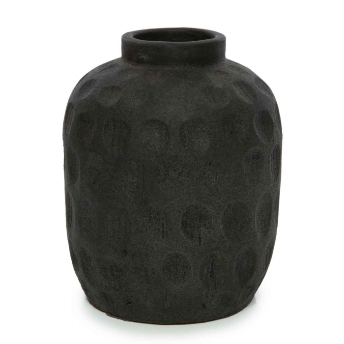 Trendy nero - vaso moderno in terracotta