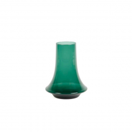 Spinn - vaso in vetro soffiato verde scuro