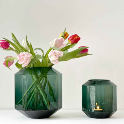 Bliss - vaso in vetro verde Bliss - vaso in vetro verde