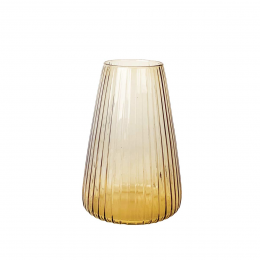 DIM Stripe large - vaso in vetro soffiato ambra DIM Stripe large - vaso in vetro soffiato ambra