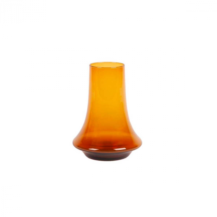 Spinn - vaso in vetro soffiato giallo ambra