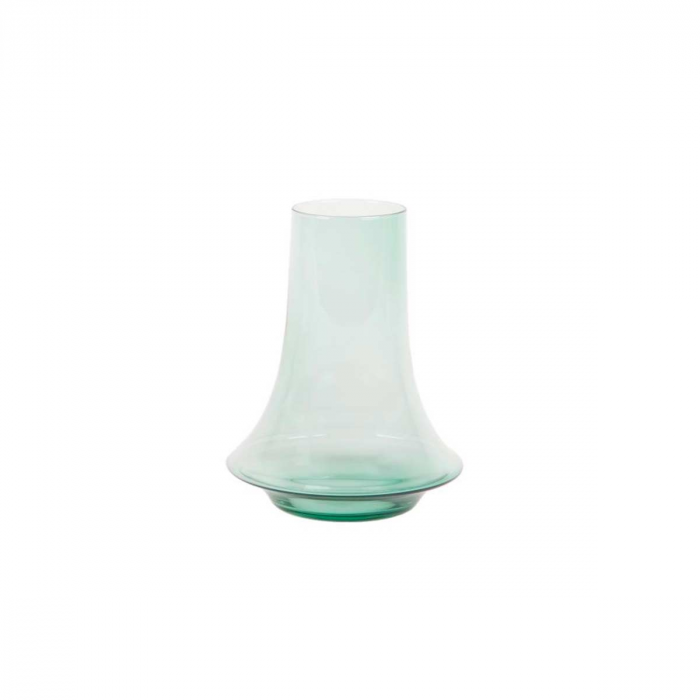 Spinn - vaso in vetro soffiato verde chiaro