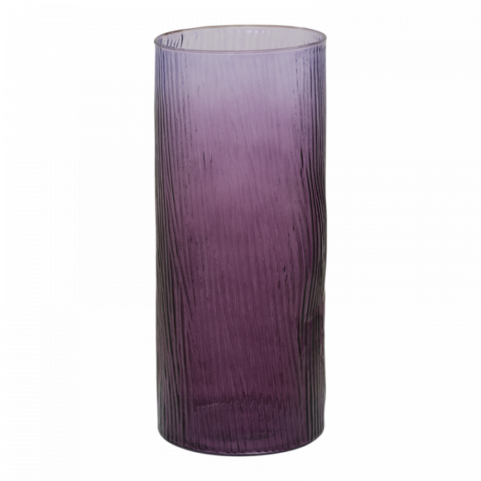 Yuli - vaso in vetro riciclato viola