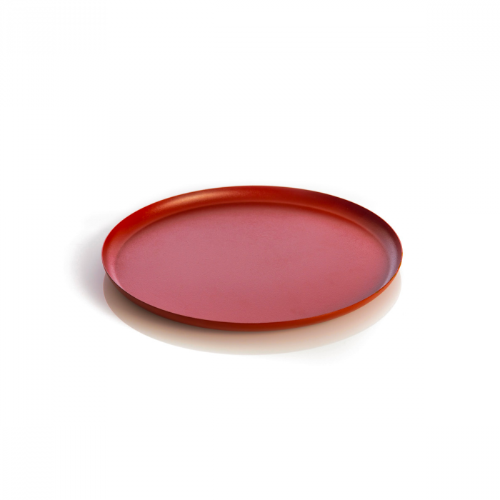 Bao - vassoio rosso in acciaio