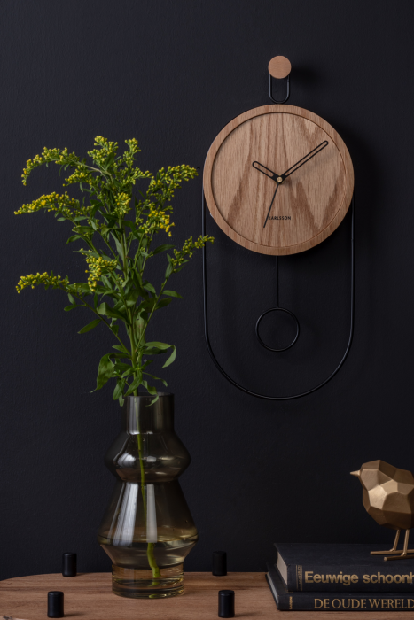 Swing - Orologio a pendolo in legno chiaro