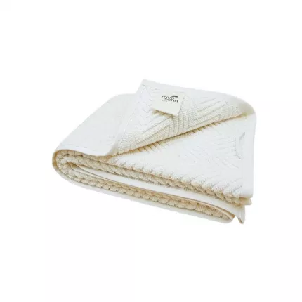 Ocean - Asciugamano in cotone biologico crema