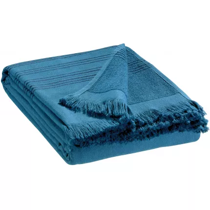 Cancun - Asciugamano Hammam blu Acier 90 X 180