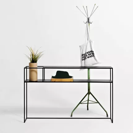 Senso Flower - consolle in metallo nero