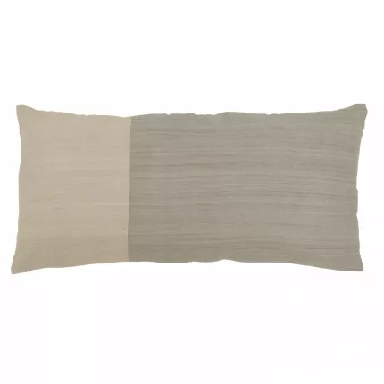 Silk Silence - Cuscino bicolore