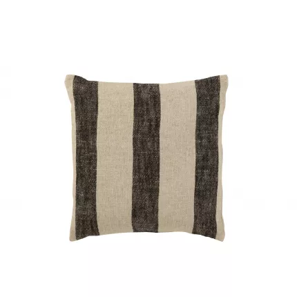 Lombok - Cuscino a righe  beige e nere
