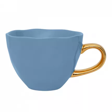 Good Morning - set 4 tazze da the blu pacific, diametro 11 cm