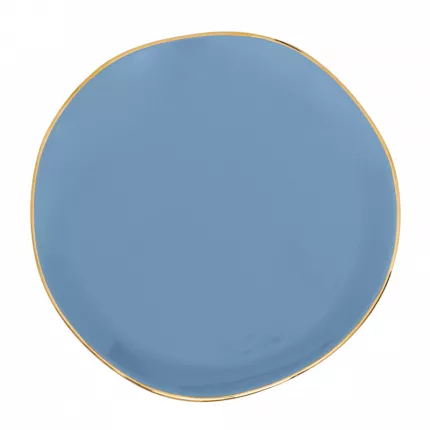 Good Morning - set 4 piatti blu Pacific, diametro 17 cm
