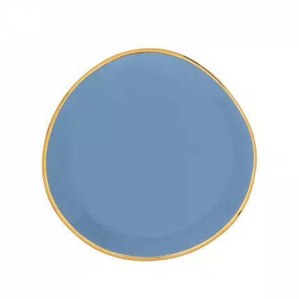 Good Morning - set 4 piattini blu pacific, 9 cm