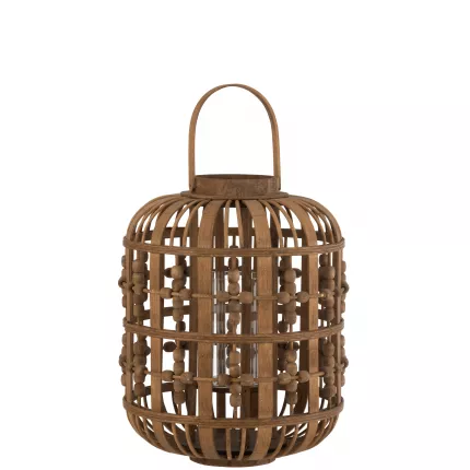 Moideen - Lanterna con perline in bamboo