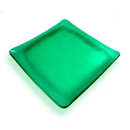Piatto centrotavola verde