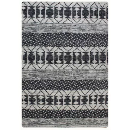Zambezi  - tappeto geometrico carbone 160 X 230