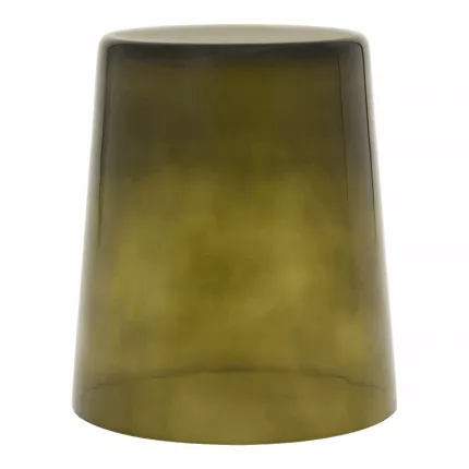 Kai - Side table in vetro riciclato verde