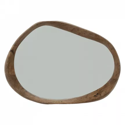 Shizu S - specchio con cornice di legno