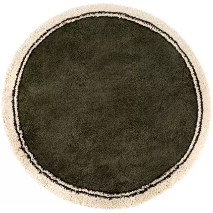 Many - Tappeto olive diametro 160
