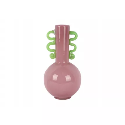 Fiesta - vaso vetro soffiato rosa