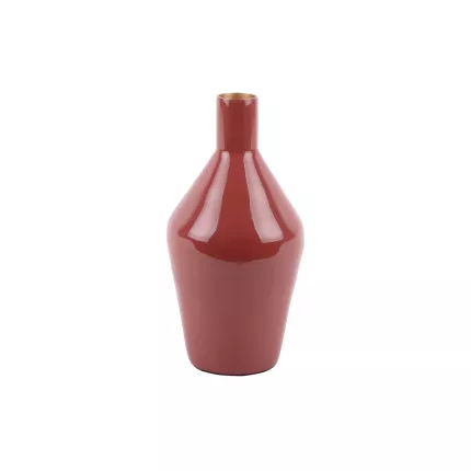 Ivy - vaso a bottiglia conico, metallo rosso