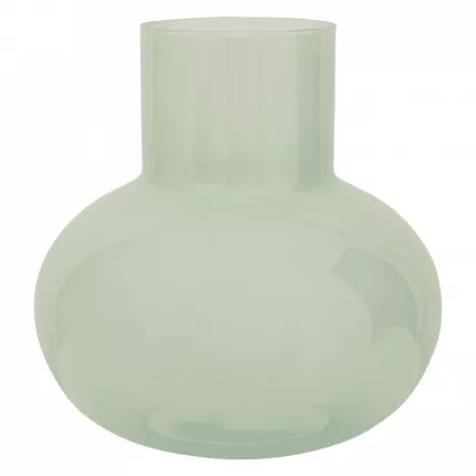 Collo Reseda - vaso in vetro riciclato verde chiaro