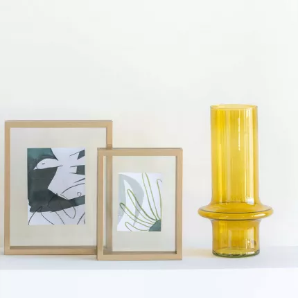 Yolk - Vaso in vetro giallo