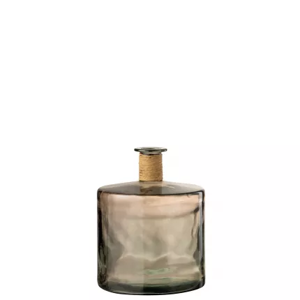 Safari - vaso bottiglia in vetro marrone