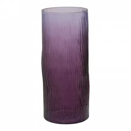 Yuli - vaso in vetro riciclato viola