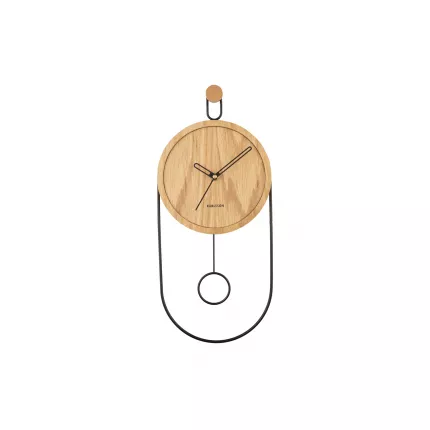 Swing - Orologio a pendolo in legno chiaro