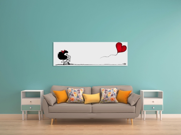 Quadro su tela Mafalda